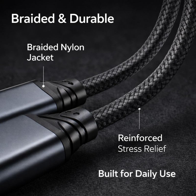 Mizi [2025 Upgraded USB-C to USB-A & USB-C PD Splitter