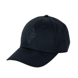 Borussia Mönchengladbach VFL BMG Fancap Dark Logo I, black, Unit size