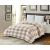 Home Beyond & HB design - Plaid Sherpa Throw Blanket