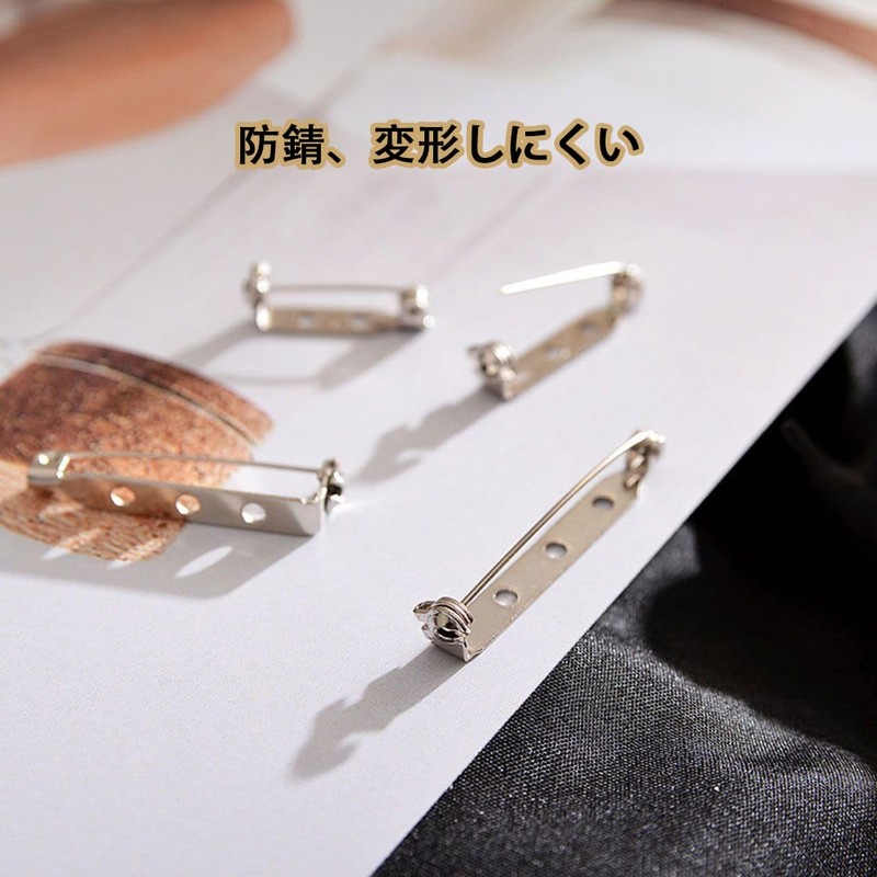 BIUTEFOR Brooch Pins, Corsage Pins, Rotary Lock, 3 Sizes of