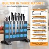 Nanbone Magnetic Knife Block Without Knives, Black Stainless Steel Magnetic