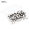 PATIKIL Push Pins, 100 Pack Round Head Decorative Map Tacks