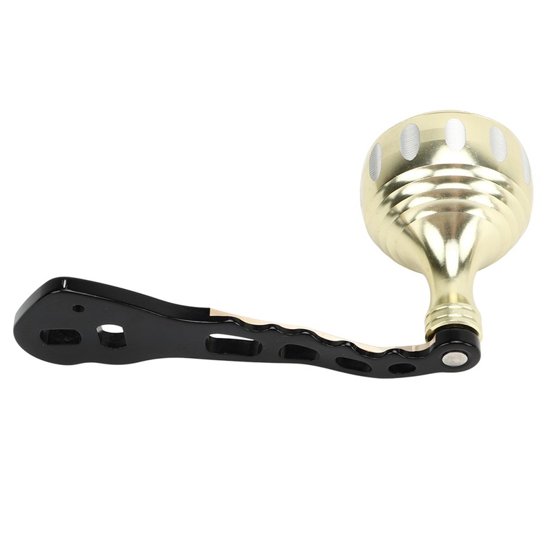Fishing Reel Handle Aluminum Alloy Prevent Slip Ergonomic Replacement Baitcasting