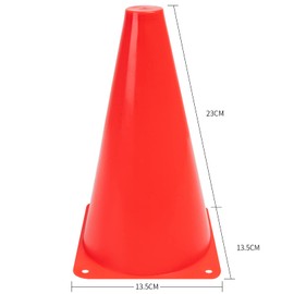 BiAnYC Cone, 9.1 inches (23 cm), Mini Color, Marker Cone, Lightweight Type, 5 Colors (2 of Each Color), Set of 10, Storage Pouch Included