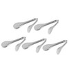 5pcs Multifunction Stainless Steel Food Tong Bread Steak Salad BBQ