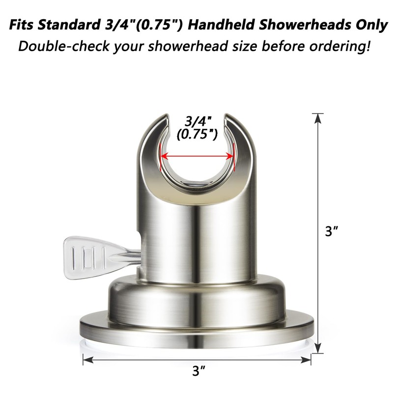 BOPai Suction Cup Shower Head Holder for Handheld Shower –