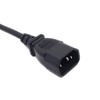 Toptekits C14 to Angled C13 Power Cords - 2ft/60cm, Right