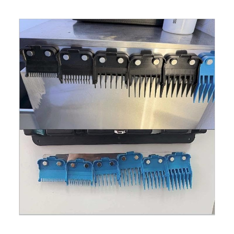 RecDec 2 Pack Magnetic Clipper Guards Organizer Magnetic Comb Holder
