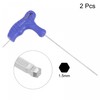 sourcing map 1.5mm Ball End Hex Key T-Handle Wrench Spanner,