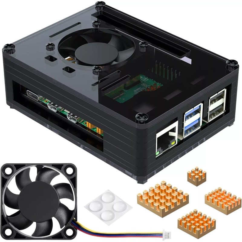 Raspberry Pi 5 4GB Complete Retro Gaming Console Kit 512GB
