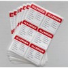 2x2 Inch 300 PCS Allergen Warning Stickers Labels Food Rotation