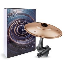 Car Cymbal, Car Air Vent Mini Drum Crash Cymbal for Car Vent, Make Your Driving More Fun, Suitable for all Types of Vehicles, Rose Gold