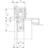 Simon Werk 5 400679 12602 Concealed Door Strap Tectus Te
