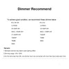 ALAMPEVER Dimmable LED Decorative Oversized Edison Bulbs 25W, 2200K Warm