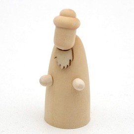 Dekohelden24 Wooden Nativity Figures, Size Selectable Via Drop Down Menu