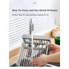Hympuae Dish Drying Rack, Kitchen Sink Colander, Expandable Colander, Stainless
