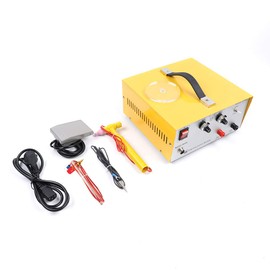 80A 110V Jewelry Spot Welder Pulse Sparkle Spot Welder Portable Spot Welding Machine with Foot Pedal for Jewelry Gold Silver Platinum