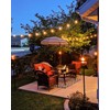 GLUROO 200FT(100FT*2PC) Outdoor String Lights, G40 LED Patio Lights with