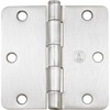 Stone Harbor Hardware 3-1/2" Door Hinges, 1/4" Radius Corner, Satin