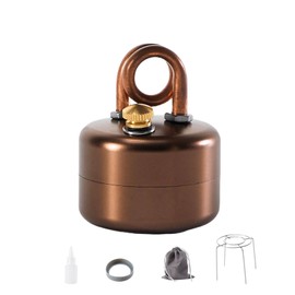 Gexdes Mini Alcohol Stove – Jetfire, Heat - Resistant Rubber Grip & Leak - Proof Design | Compact, Windproof & Effortless to Operate – Ideal for Camping, Emergency Preparedness & Outdoor Adventures