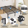 MAF King Bed Frame 14 Inch Heavy Duty Metal Platform