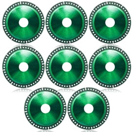 WRINGKIT 8 Pack Indestructible Disc for Grinder, Grinding Disc for Angle Grinder 7/8", 4 Inch Cutting Discs for Smooth Cutting, Chamfering, Grinding Glass Metal Wood