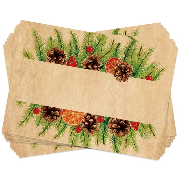 Logbuch-Verlag Christmas Sticker Labels 7x 5 cm