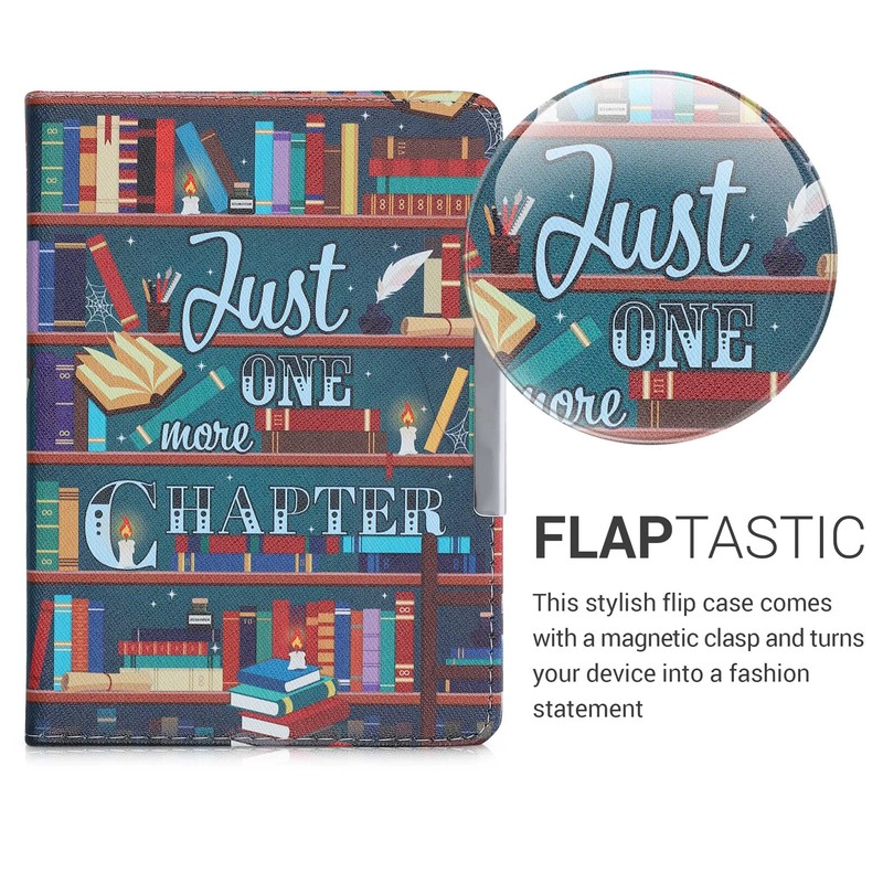 kwmobile Flip Case Compatible with Tolino Vision 1/2/3/4 HD Case