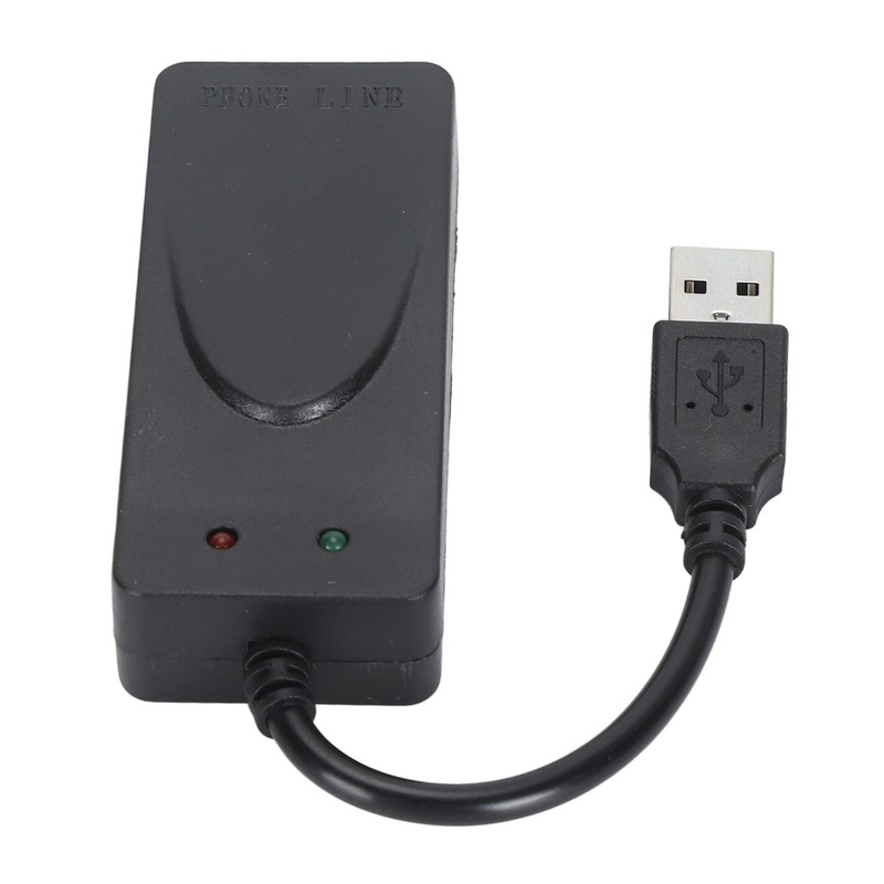 USB 56K External Dial Up Fax Data Modem Dual RJ11
