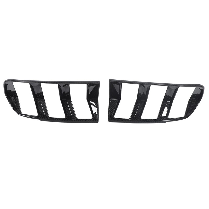 1 Pair Taillight Frame Dry Carbon Fiber Glossy Rear Light