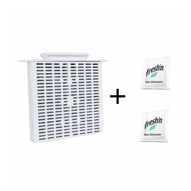 Tekquest / Rush Hampton Ductless Fan CA-90 White Replacement Filter