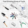47 Pcs 3/4" x 12" Replacement Sharpening Belt Kit, Knife