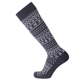 SuMade Waterproof Breathable Socks, Women Men Knee High Wading Socks Fly Fishing Long Sports Outdoor Hiking Trekking Socks Running Sand Neoprene Socks 1 Pair (Black, Small)