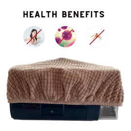 Live Easy - CPAP Dust Cover - CPAP Hose Cover - Protect Your CPAP Machines for Sleep Apnea & BiPAP Machines - CPAP Cleaning Supplies - CPAP Accessories - Cleaner Machine - CPAP Cover (Light Brown)