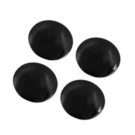 Motoforti 56.5mm Gloss Black Car Wheel Center Hub Cap Sticker Emblem 4pcs Long-lasting