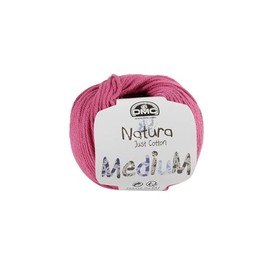 DMC - Natura Medium - 100% Baumwolle | Für die Herstellung von Heimtextilien und Kleidungen | 50 g - 75 m - 27 Farben