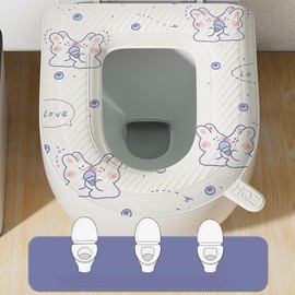 Motivated Toilet Seat Cover Suitable for All Toilet Types, Waterproof and Heat Insulating and Easy to Clean