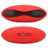 Cool Streamlined Oval Shaped Subwoofer Bluetooth Speaker with FM Function