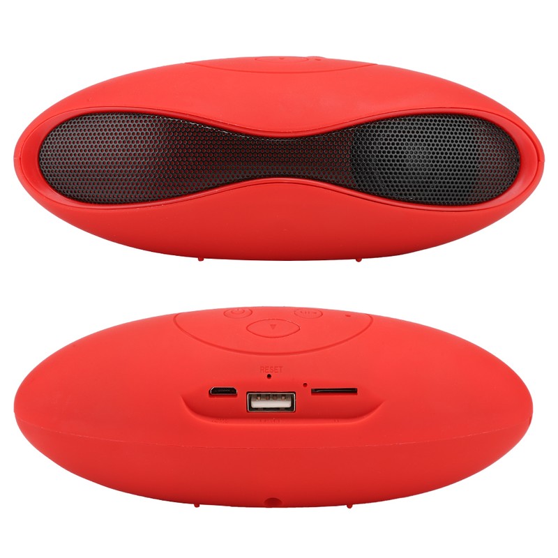 Cool Streamlined Oval Shaped Subwoofer Bluetooth Speaker with FM Function