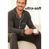 U2SKIIN Mens Ultra Soft Pajama Set, Stretch Long Sleeve Lounge