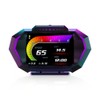Snblzhef Multi-Function Digital Speedometer HUD P24 OBD2+GPS - Comprehensive Car