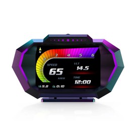 Snblzhef Multi-Function Digital Speedometer HUD P24 OBD2+GPS - Comprehensive Car Display System