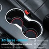 Auovo 3D Cup Holder Insert Coaster for Ford Mustang Accessories