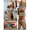 CQR Men's Quick Dry Tactical Pants, Water Resistant Outdoor Pants,