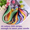 TUPARKA 19 Pcs Paper Quilling Kits 45 Colors 900 Strips