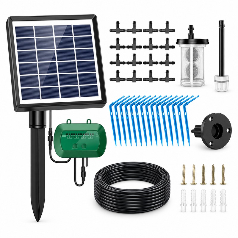 Solar Automatic Watering Kit for Potted Plants – 6V 2W