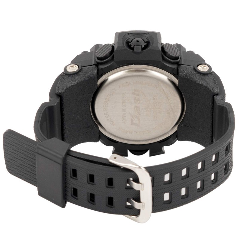Arius ADWW18107RCSOL-01 Men's Digital Wristwatch, Solar, Inverted LCD, Black