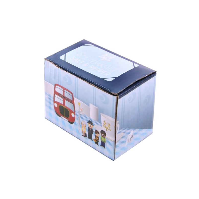 London Routemaster Bus Novelty Ceramic Salt & Pepper Set by