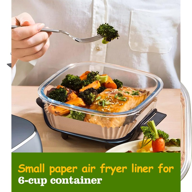 Air Fryer Liners for Ninja Crispi, Disposable 125 + 125