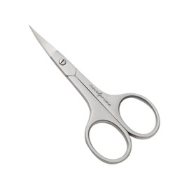 Tijeras para cutículas de acero inoxidable con hoja curva extrafina | Tijeras para uñas con puntas precisas | Tijeras de manicura para cuidado persona